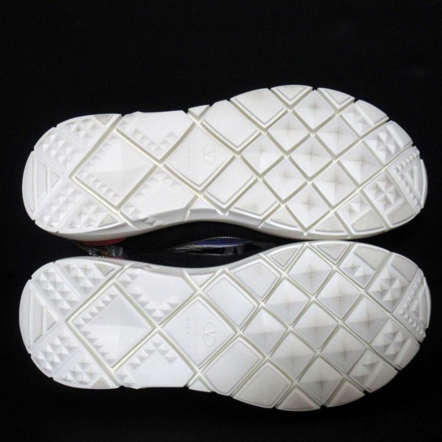 新品同様 VALENTINO GARAVANI ヴァレンティノガラヴァーニ ビジュー装飾 ローカット メッシュ スニーカー サイズ38.5 約25.5cm ホワイト レディース 古着 中古_8