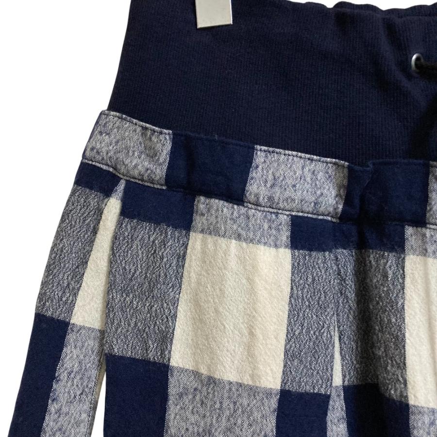 Y's Yohji yamamoto　タータンチェック クロップドパンツ3 美品 良品 Y's Yohji Yamamoto ワイズ ヨウジヤマモト チェック柄 イージー