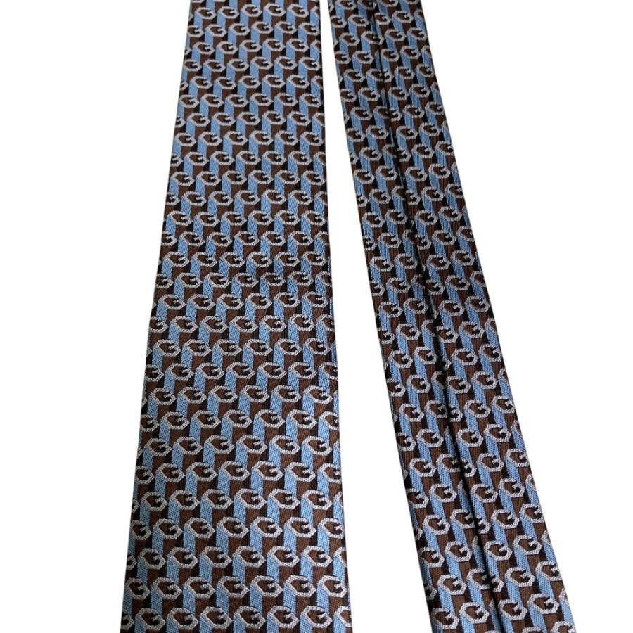 GUCCI（グッチ） 美品 24AW GUCCI Gロゴジャガード シルク ネクタイ