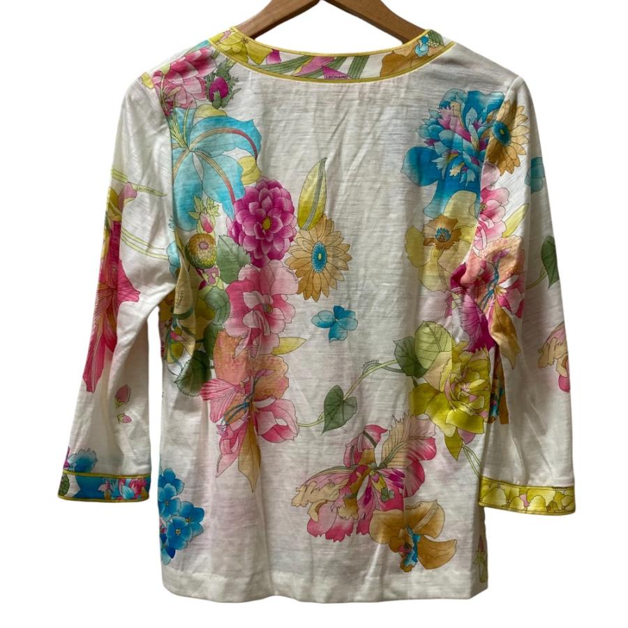LEONARD FASHION 美品 レオナールファッション フラワープリント