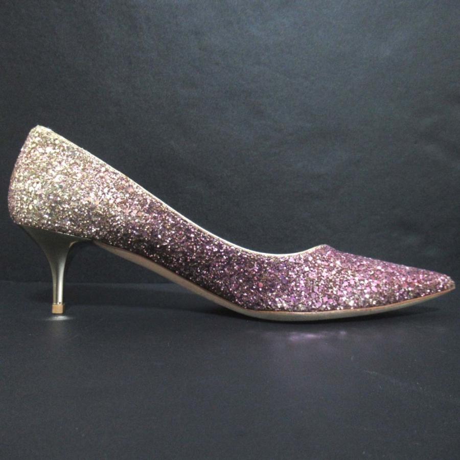 JIMMY CHOO（ジミーチュウ） 美品 グリッター グラデーション ポイン 