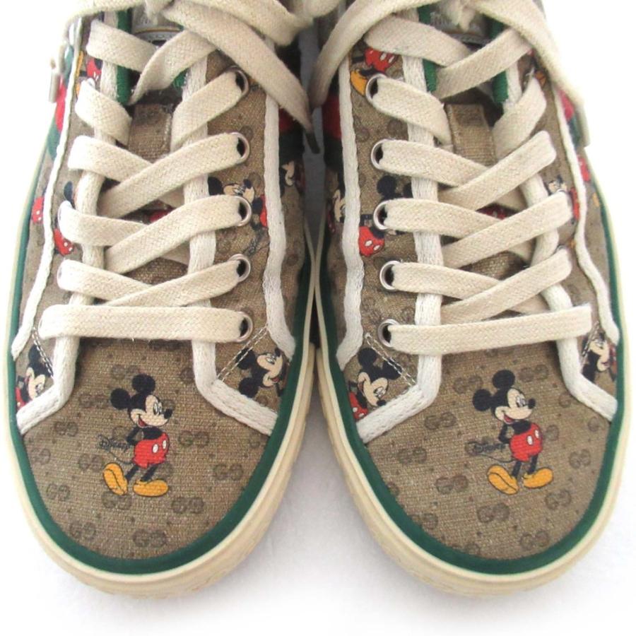GUCCI（グッチ） 美品 ディズニーコラボ GG柄 ミッキー キャンバス