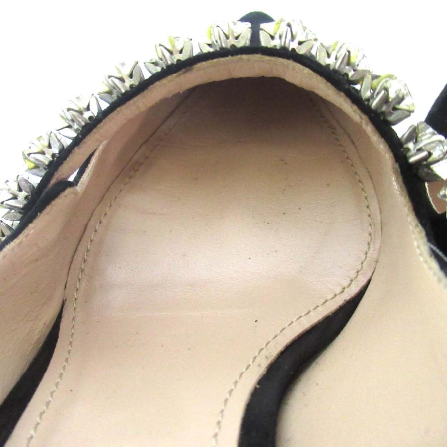 miu miu（ミュウミュウ） 美品 スタービジュー装飾 クリアヒール