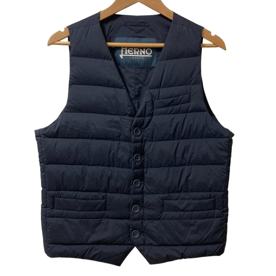 HERNO（ヘルノ） 美品 レジェンド インナーダウンベスト サイズ48 ブラック系 メンズ 古着 中古 : ブランド古着のリュクス - 通販 ...