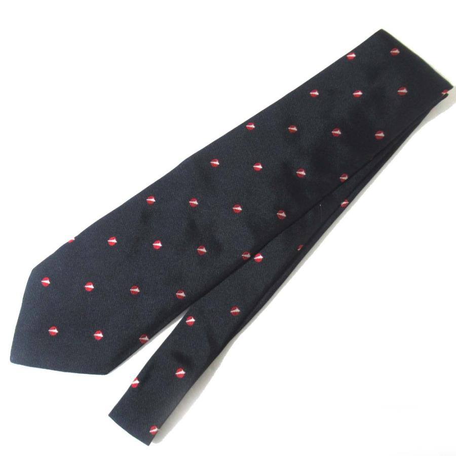 美品 E.MARINELLA マリネッラ 小紋柄 シルク ネクタイ ネイビー メンズ 古着 中古 USED E.MARINELLA（マリネッラ） 美品 小紋柄 シルク ネクタイ ネイビー