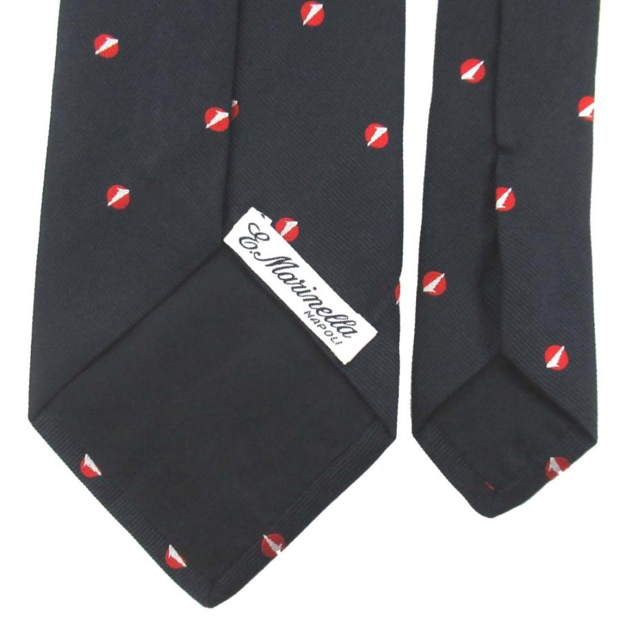 美品 E.MARINELLA マリネッラ 小紋柄 シルク ネクタイ ネイビー メンズ 古着 中古 USED E.MARINELLA（マリネッラ） 美品 小紋柄 シルク ネクタイ ネイビー