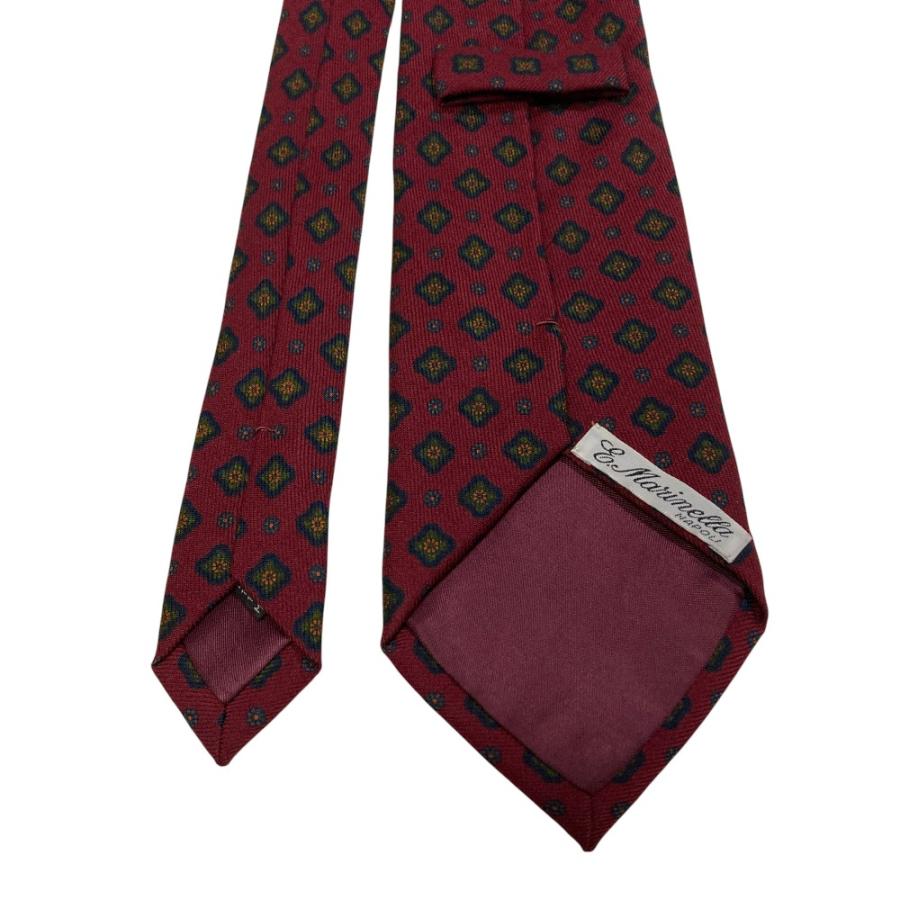 新品】E. Marinella マリネッラ レギュラー ペイズリータイ レッド E