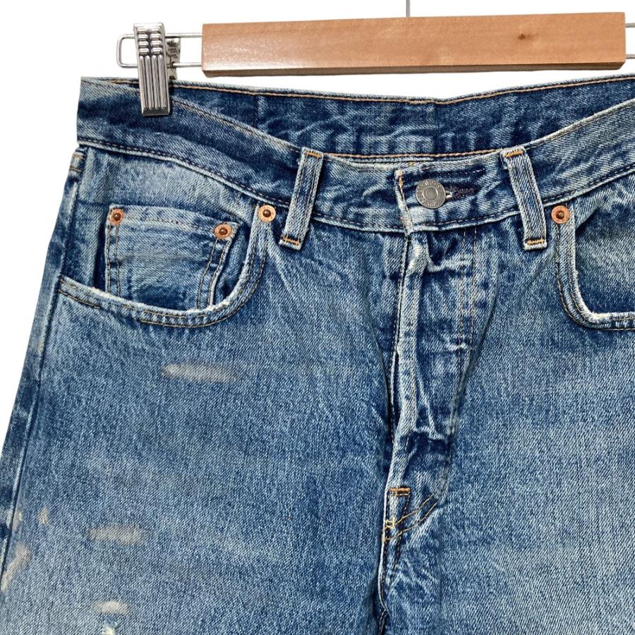 【希少】Levi’s LVC 501XX 1966年復刻 クラッシュリペア加工 Levi's VINTAGE CLOTHING 美品 LVC LEVIS リーバイス 1966年復刻 501XX