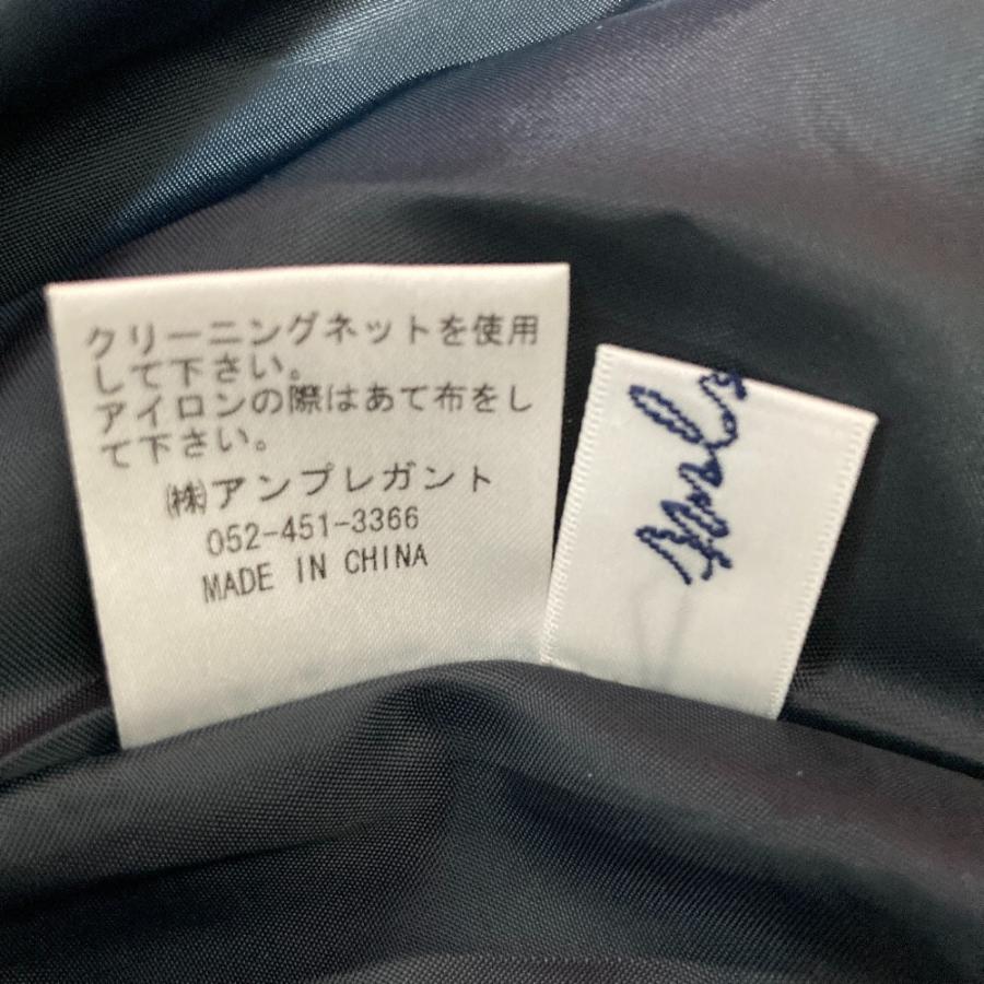 アンプレガント　ノーカラーコート　ショートコート 美品 ANPLEGANT アンプレガント Aラインショートコート ノーカラー