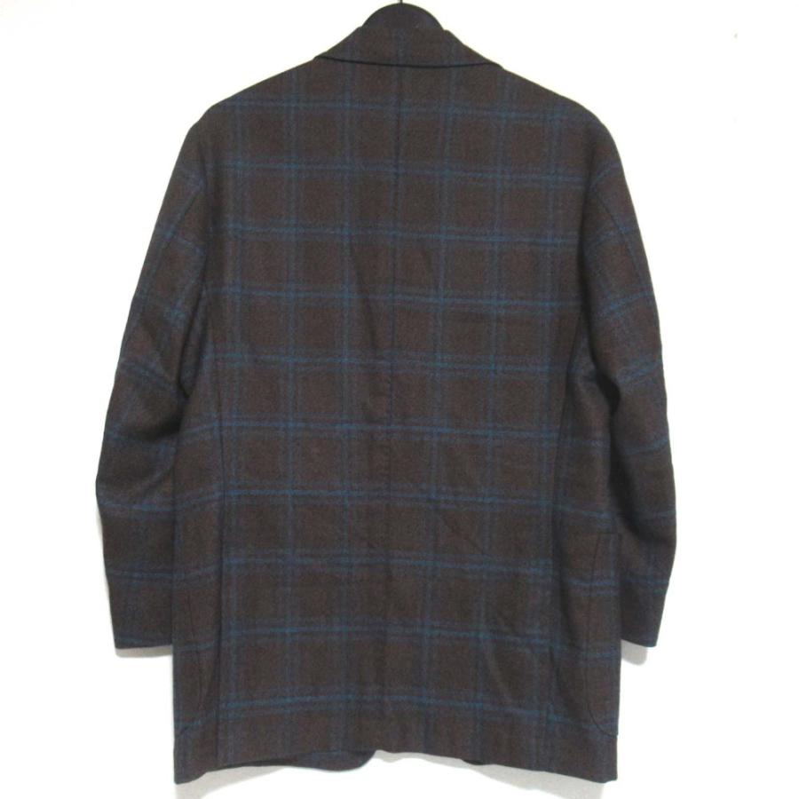 Sartorio（サルトリオ） 美品 チェック柄 ウール 段返り3B シングル 