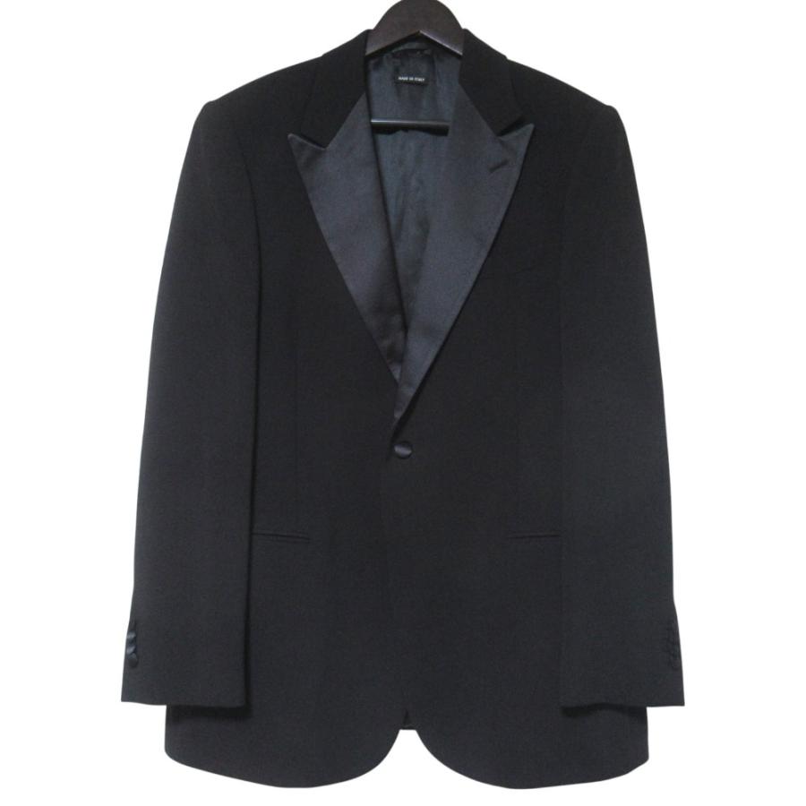 新品未使用　GIORGIO ARMANI テーラードジャケット　スーツ　ブラック GIORGIO ARMANI 美品 ジョルジオアルマーニ タキシード テーラード