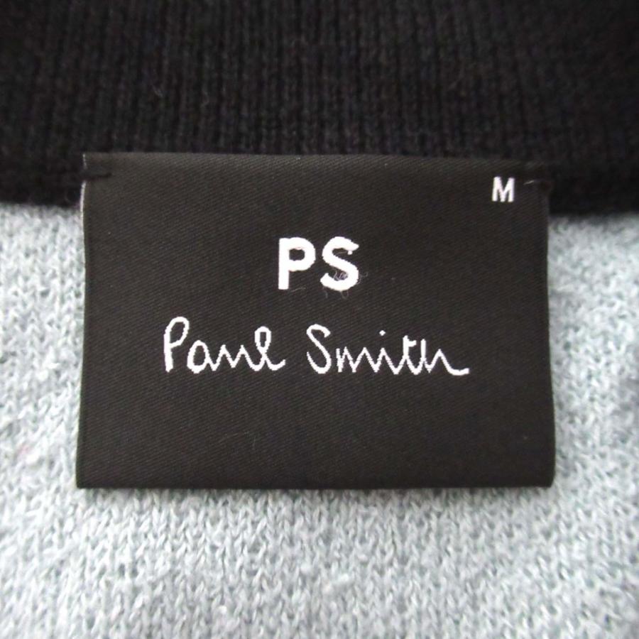 PS Paul Smith 美品 23SS ポールスミス カラーブロッキング 長袖 V