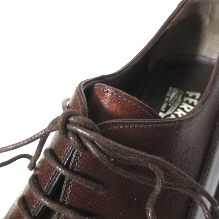 美品 Salvatore Ferragamo サルヴァトーレフェラガモ Uチップ ビジネス