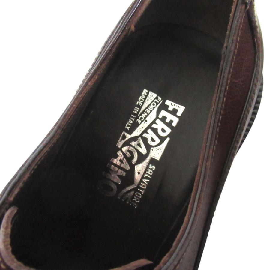 美品 Salvatore Ferragamo サルヴァトーレフェラガモ Uチップ ビジネス