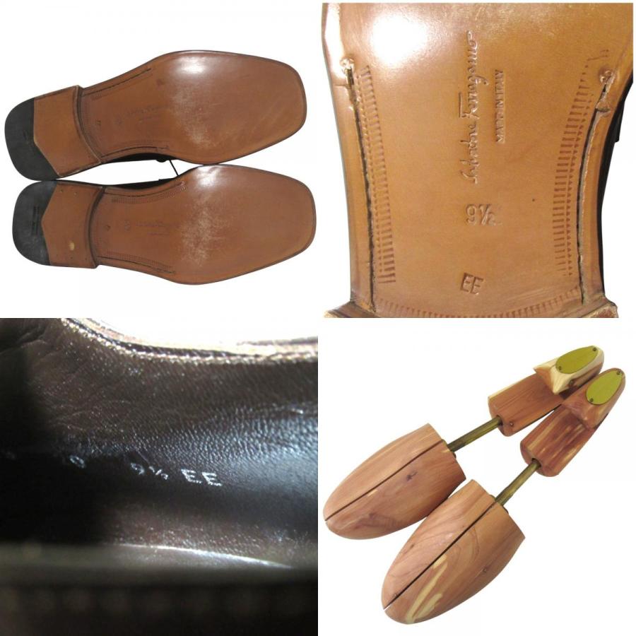 美品 Salvatore Ferragamo サルヴァトーレフェラガモ Uチップ ビジネス