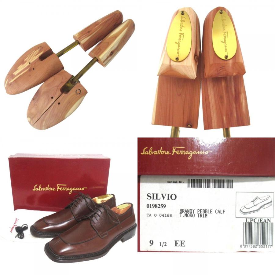 美品 Salvatore Ferragamo サルヴァトーレフェラガモ Uチップ ビジネス