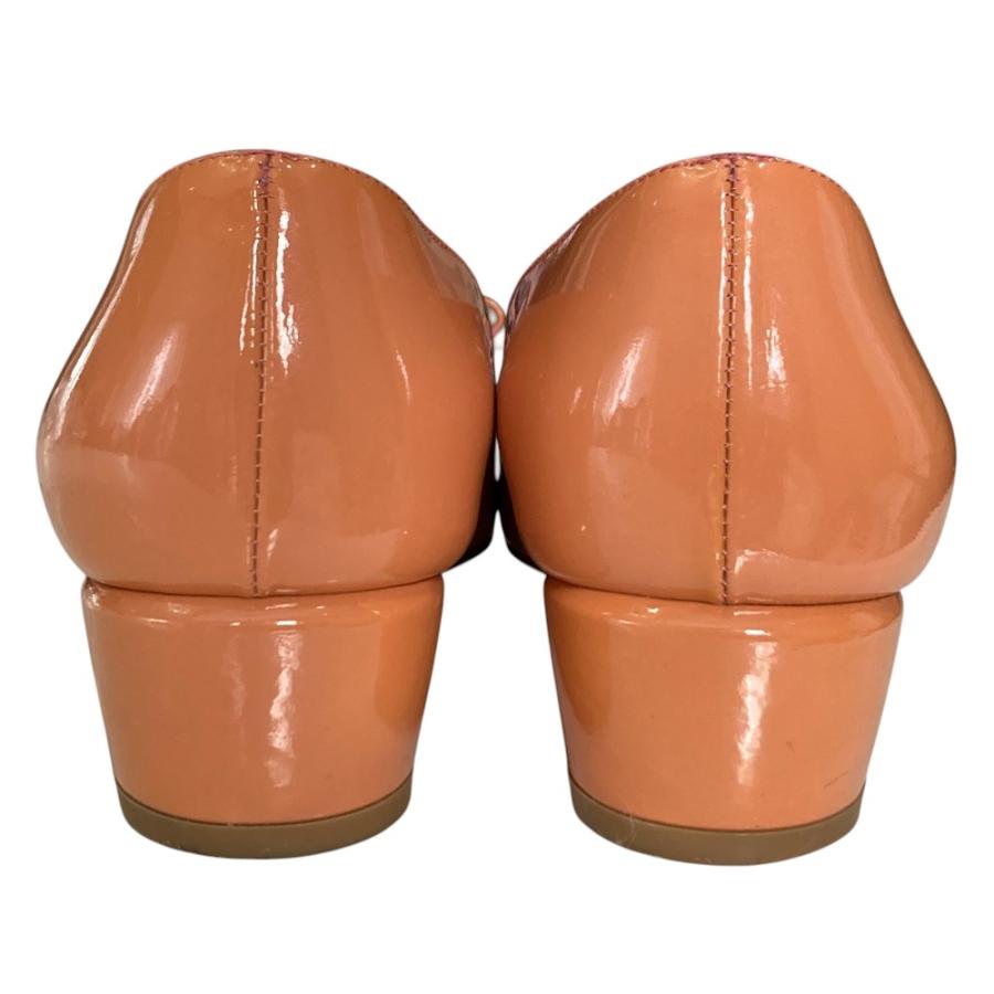 良品 Salvatore Ferragamo サルヴァトーレフェラガモ パテントレザー