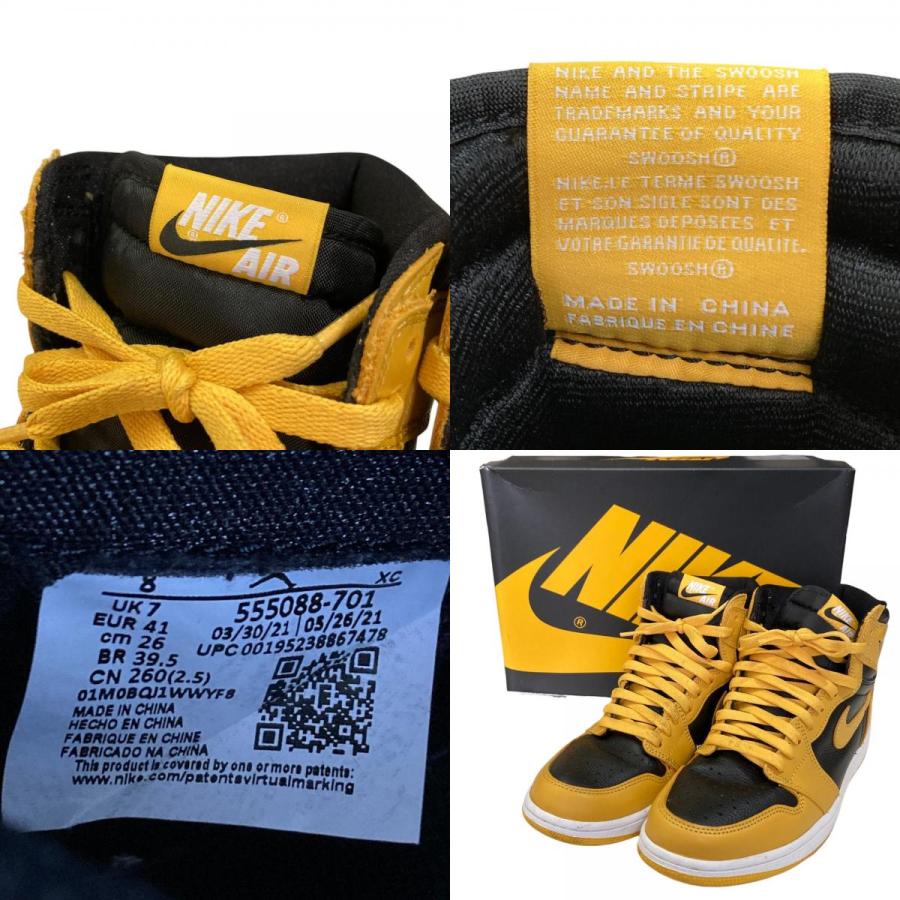 NIKE（ナイキ） 美品 AIR JORDAN 1 RETRO HIGH OG ハイカット