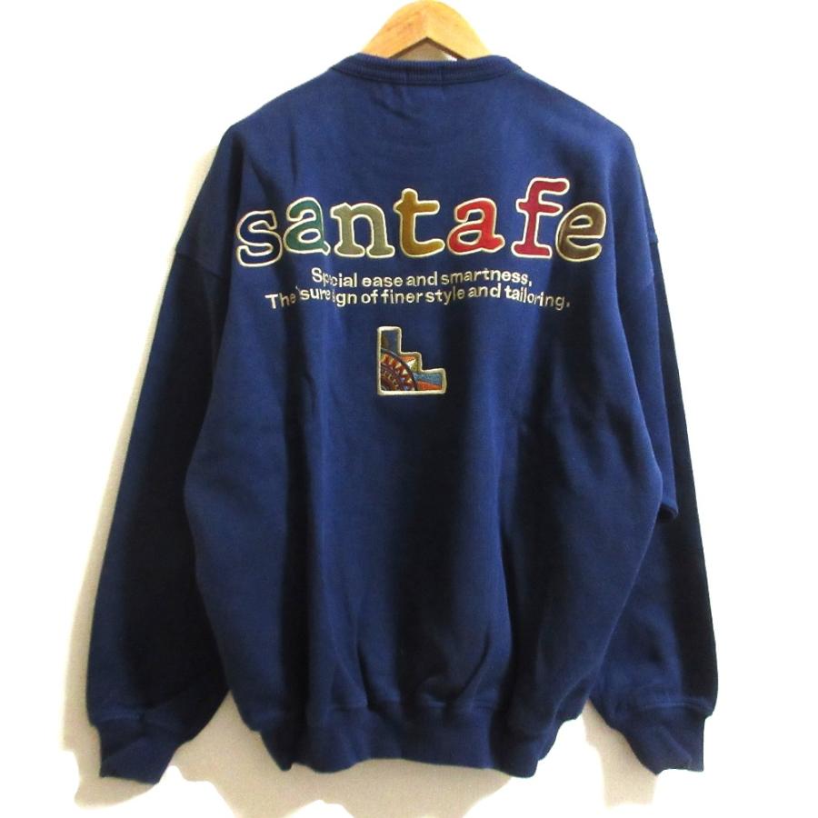 美品 santa fe サンタフェ バックロゴ プルオーバー スウェットシャツ 