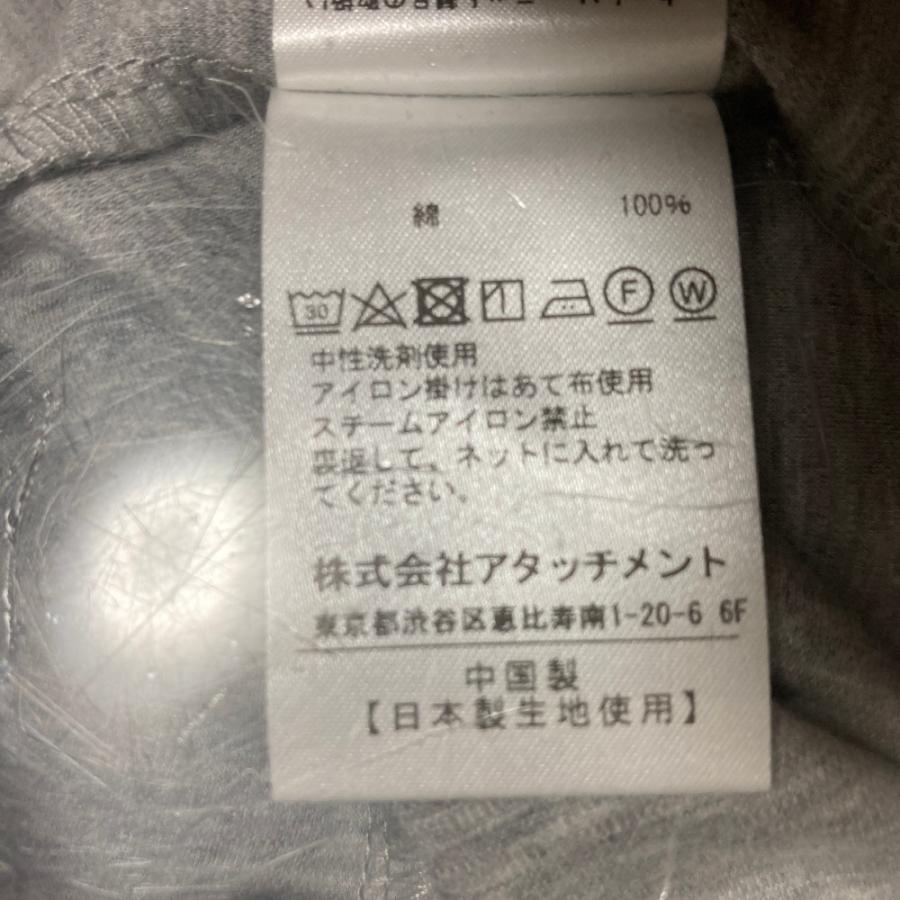 ATTACHMENT（アタッチメント） 美品 25SS ATTACHMENT コットンダブル
