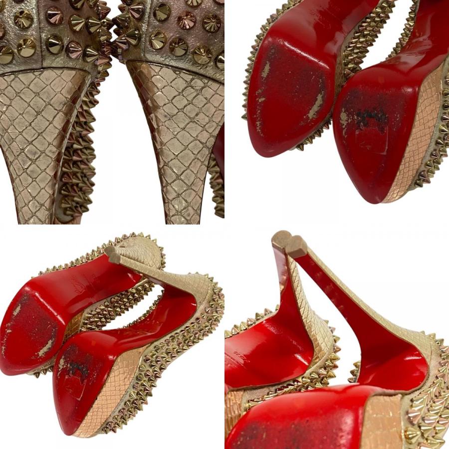 Christian Louboutin（クリスチャンルブタン） 美品 スタッズ オープン 