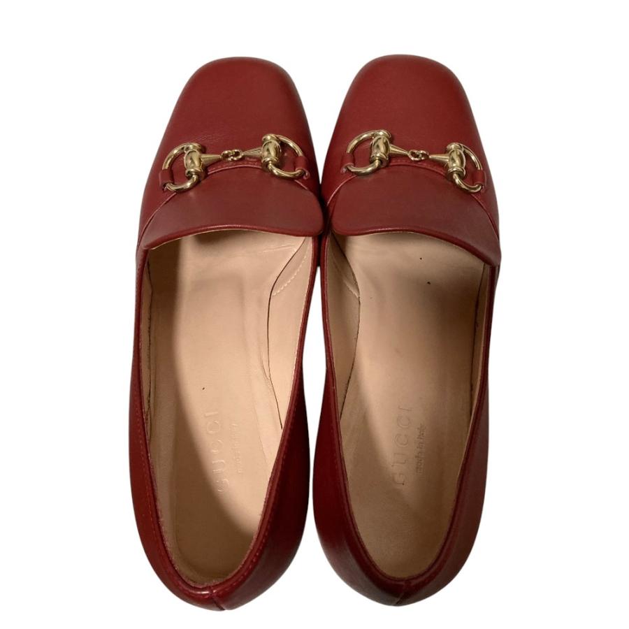 GUCCI（グッチ） 美品 ホースビット チャンキーヒール パンプス 466701