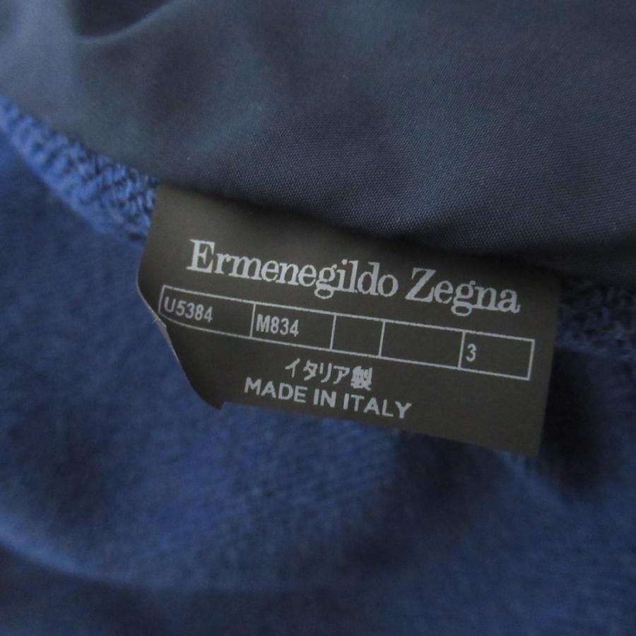 美品 Ermenegildo Zegna エルメネジルドゼニア パイピングレザー