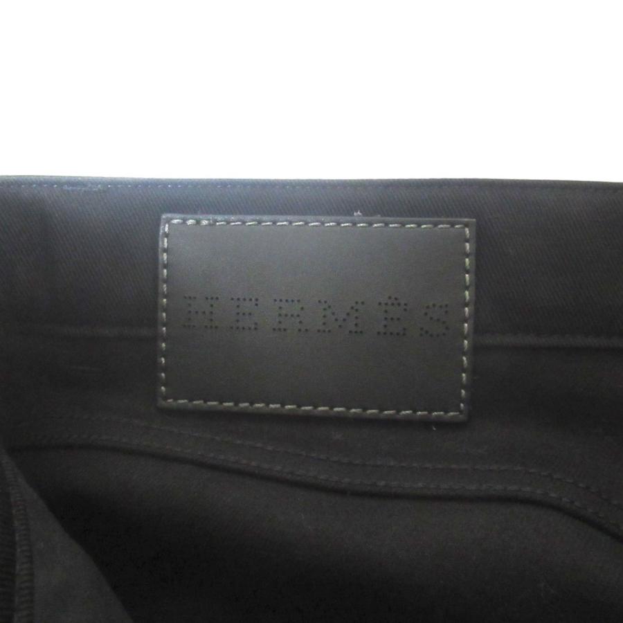 HERMES（エルメス） 美品 部分レザー セリエボタン ストレッチ