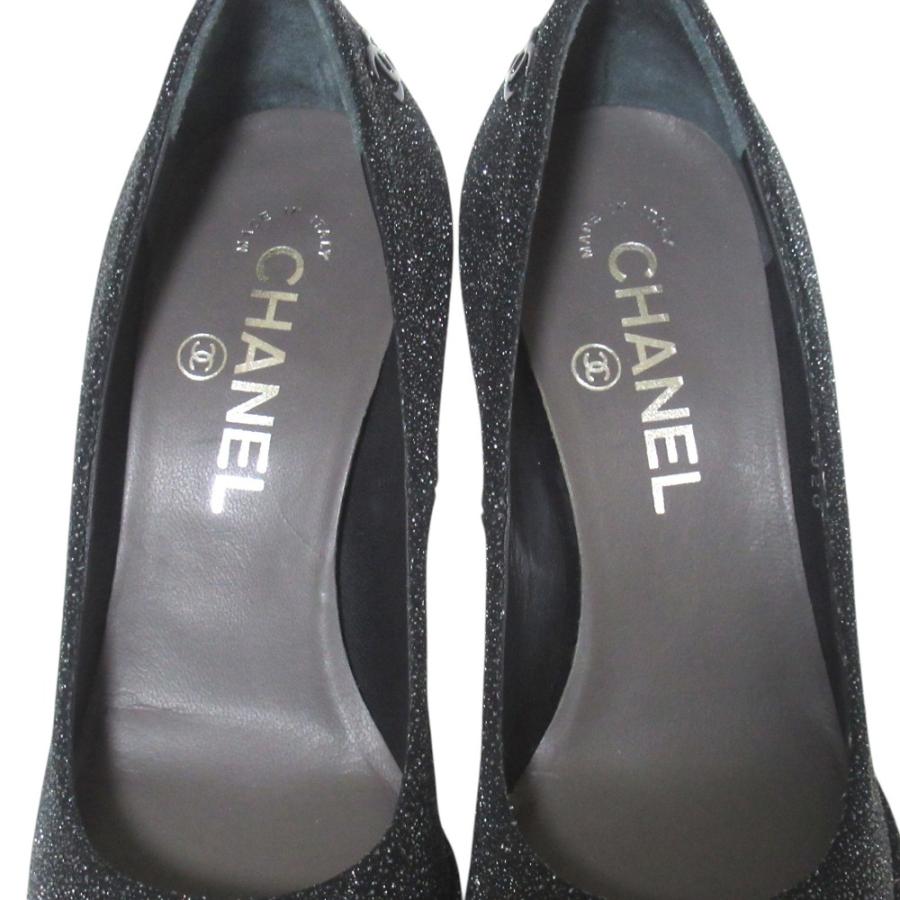 CHANEL（シャネル） 未使用 ココマーク グリッター ハイヒール 