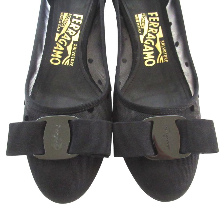 美品 Salvatore Ferragamo サルヴァトーレフェラガモ シアードット