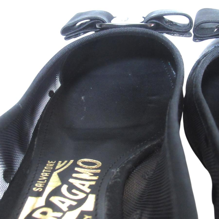 美品 Salvatore Ferragamo サルヴァトーレフェラガモ シアードット