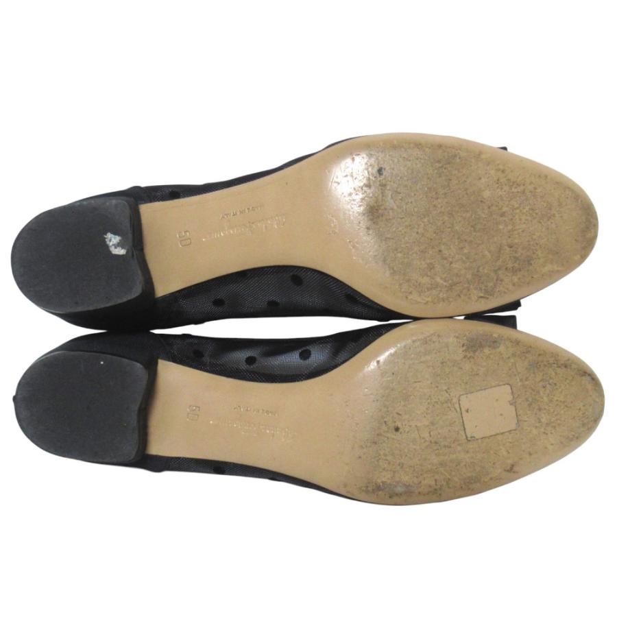 美品 Salvatore Ferragamo サルヴァトーレフェラガモ シアードット