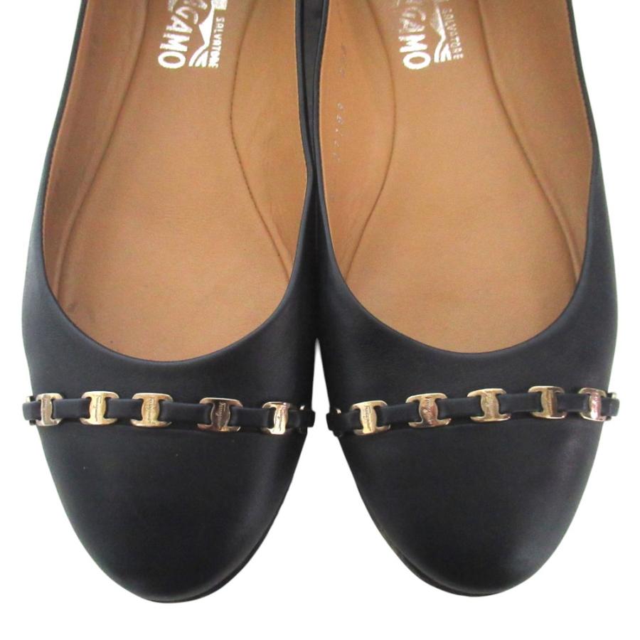 美品 Salvatore Ferragamo サルヴァトーレフェラガモ ヴァラ金具 
