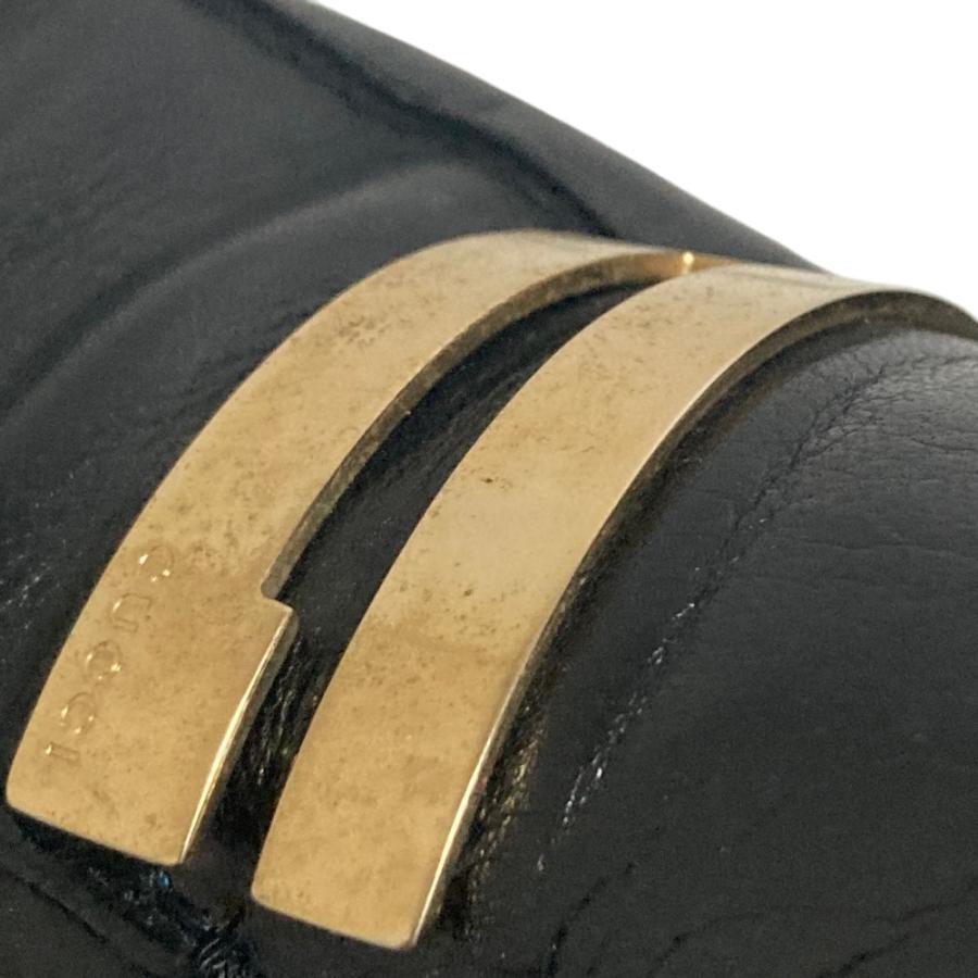 GUCCI（グッチ） 良品 ブランデッドG金具 ヒールローファー パンプス