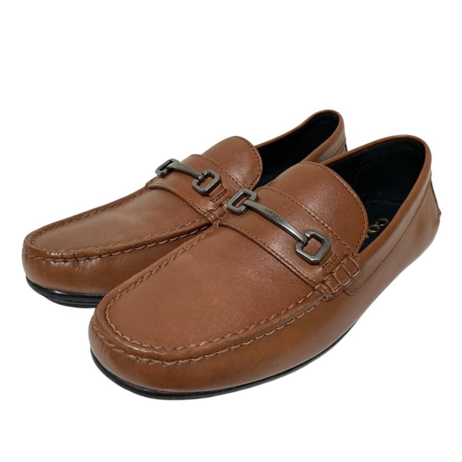 極美品　COACH ビットローファー　ドライビングシューズ　ブラウン　25.5 COACH（コーチ） 美品 Motto Varsity Driver ホースビット
