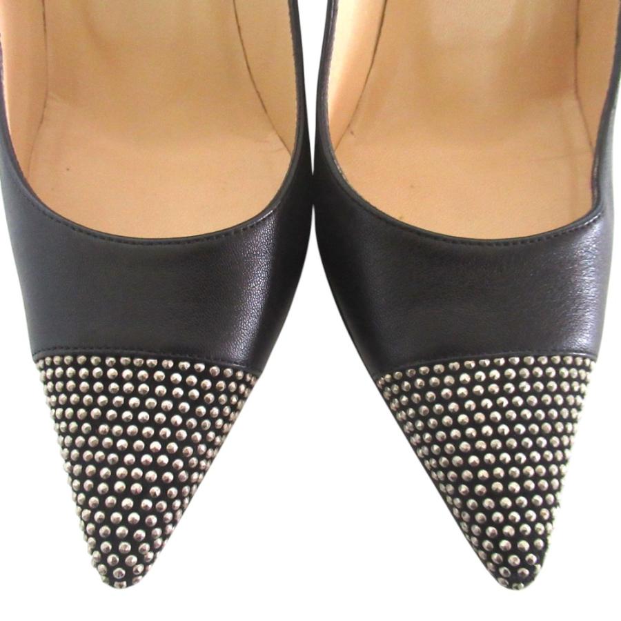 JIMMY CHOO（ジミーチュウ） 美品 スタッズ ポインテッドトゥ