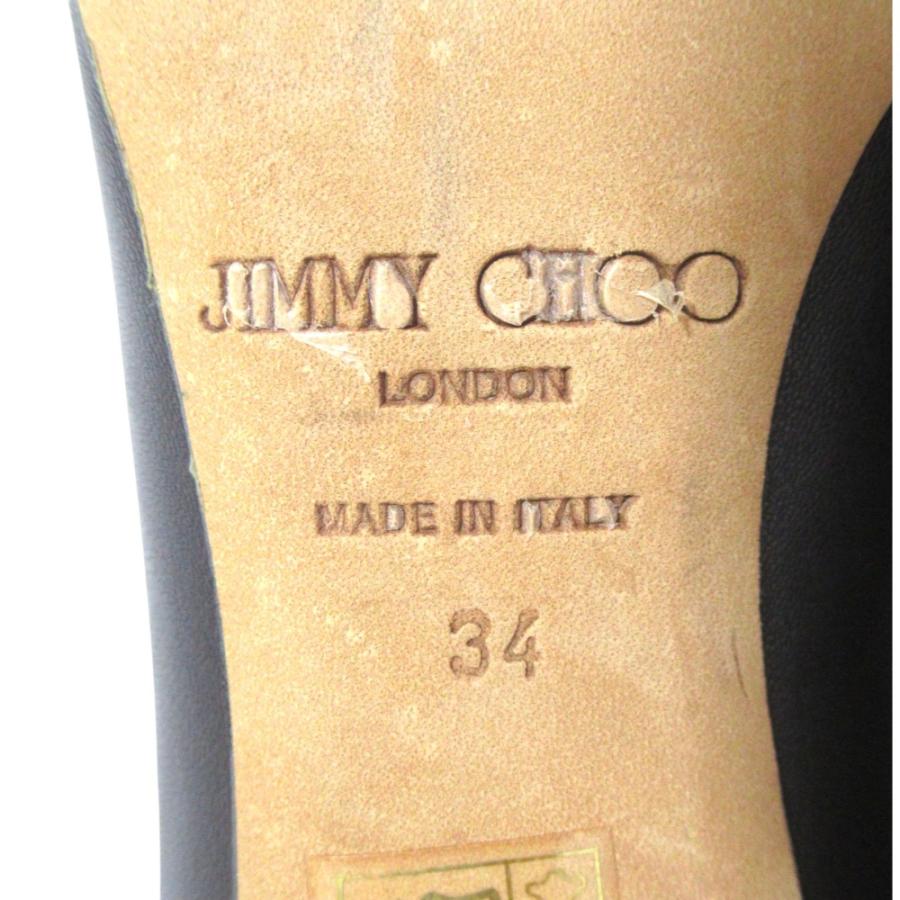 JIMMY CHOO（ジミーチュウ） 美品 スタッズ ポインテッドトゥ