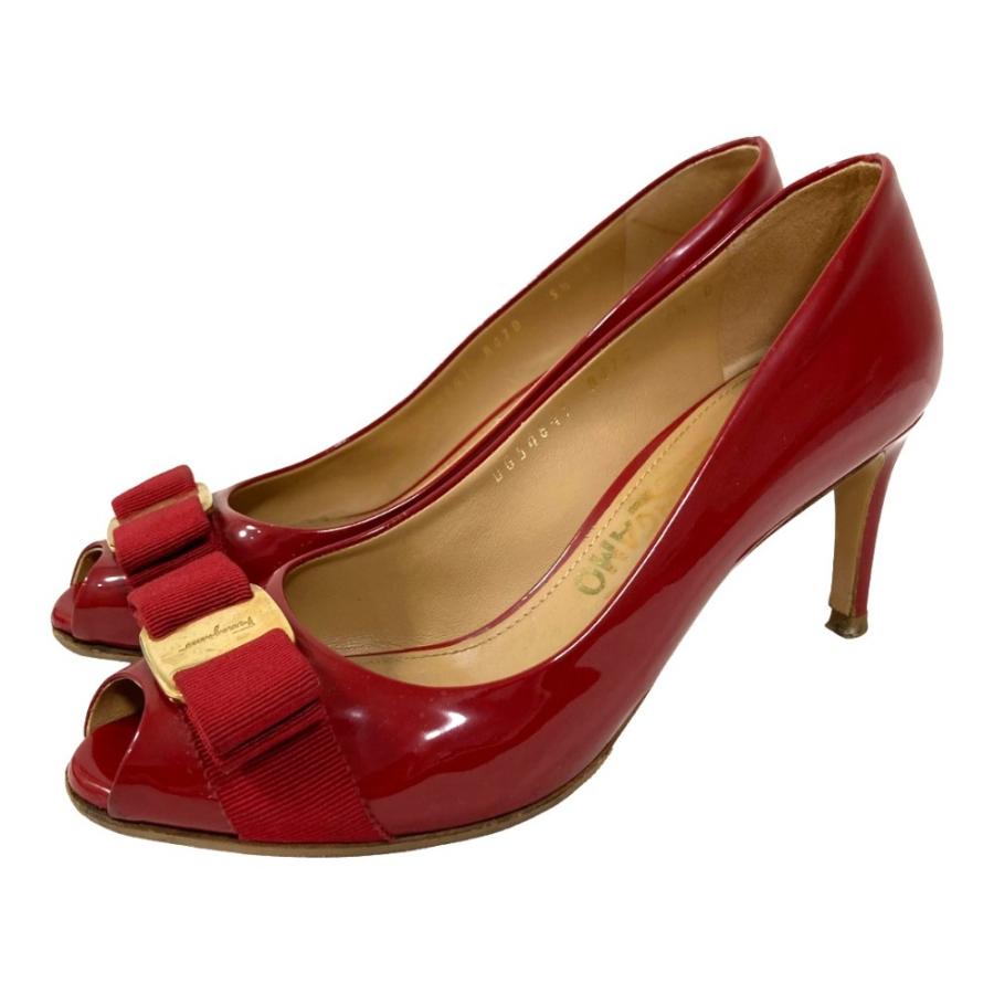 良品 Salvatore Ferragamo サルヴァトーレフェラガモ ヴァラリボン 