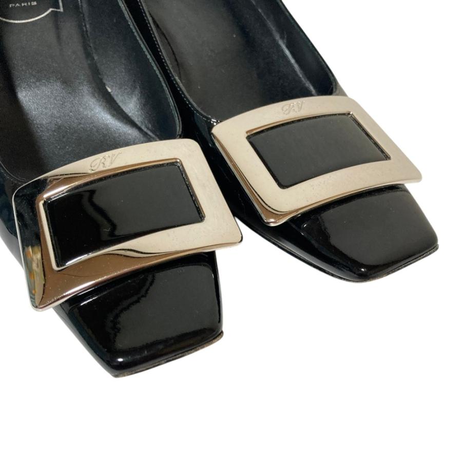 Roger Vivier（ロジェヴィヴィエ） 美品 ベルヴィヴィエ スクエア