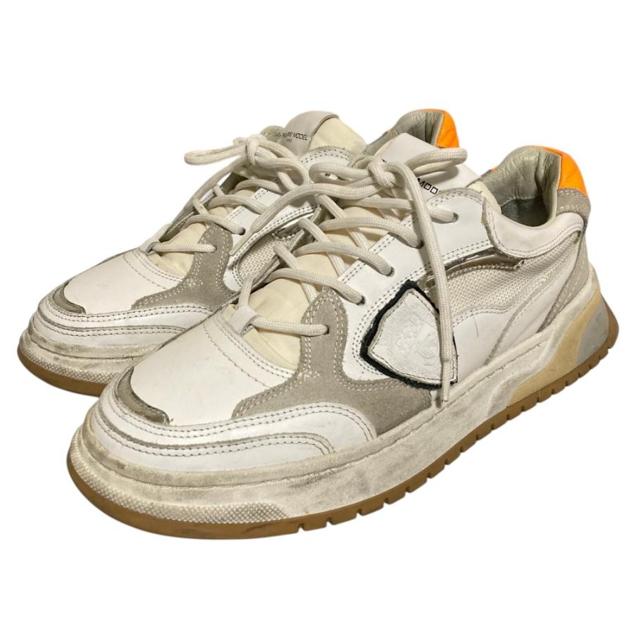 PHILIPPE MODEL（フィリップモデル） レザー×メッシュ スニーカー 40