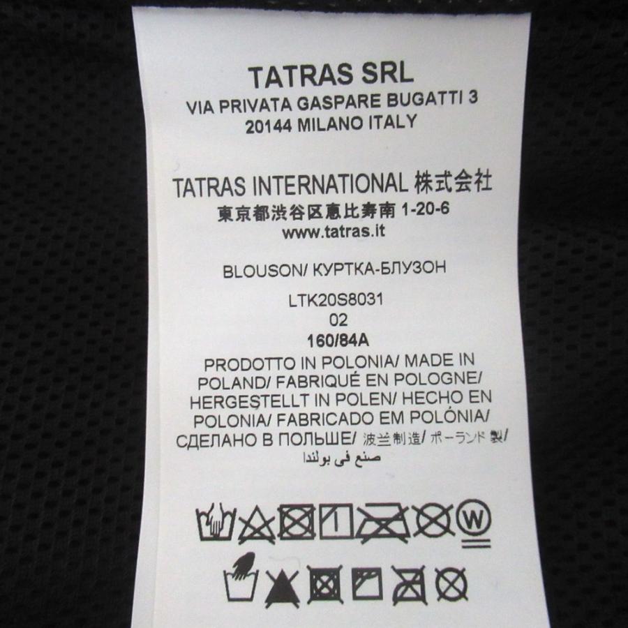 美品 TATRAS タトラス IPPIA メッシュ切替 ジップアップ ナイロンパーカー ジャケット LTK20S8031 サイズ02 160/84A ブラック レディース 古着 中古の画像