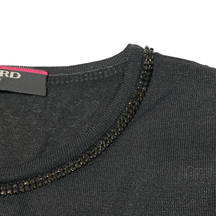 LEONARD FASHION 美品 レオナールファッション フラワートリム ライン
