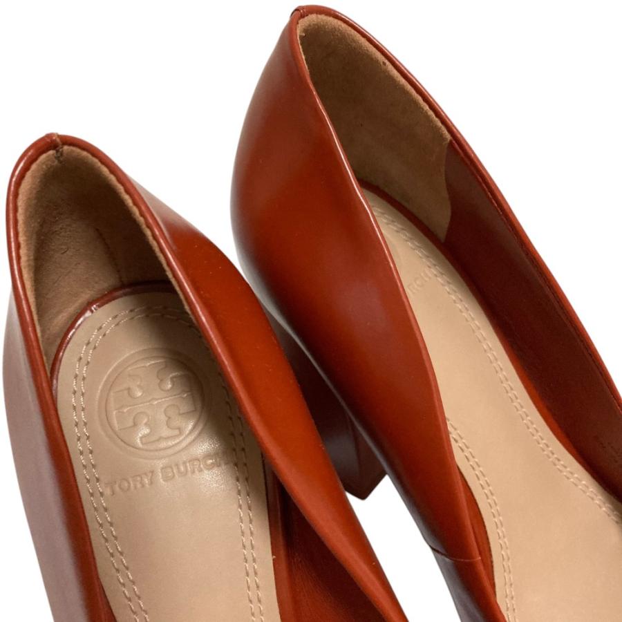 TORY BURCH（トリーバーチ） 美品 チェーン装飾 チャンキーヒール 