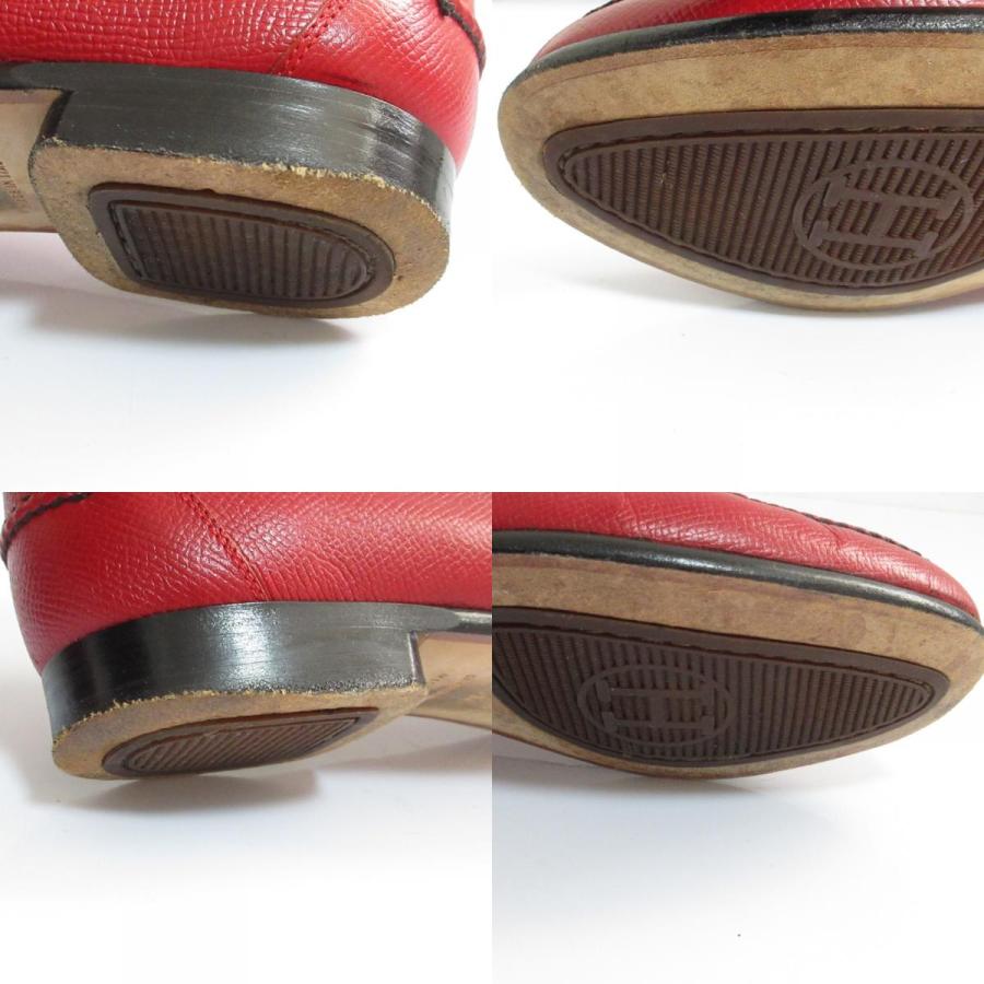 HERMES（エルメス） 良品 Hロゴ ローファー シューズ 36.5 23.5cm相当