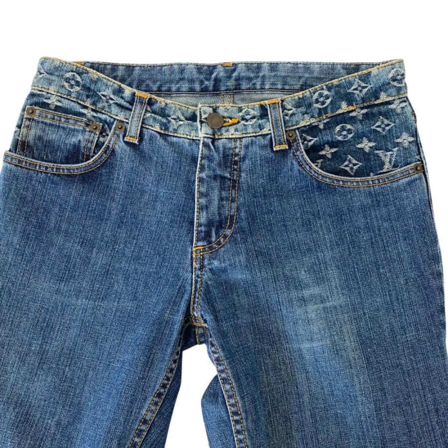 LOUIS VUITTON（ルイ・ヴィトン） 良品 モノグラム切替 ストレッチ