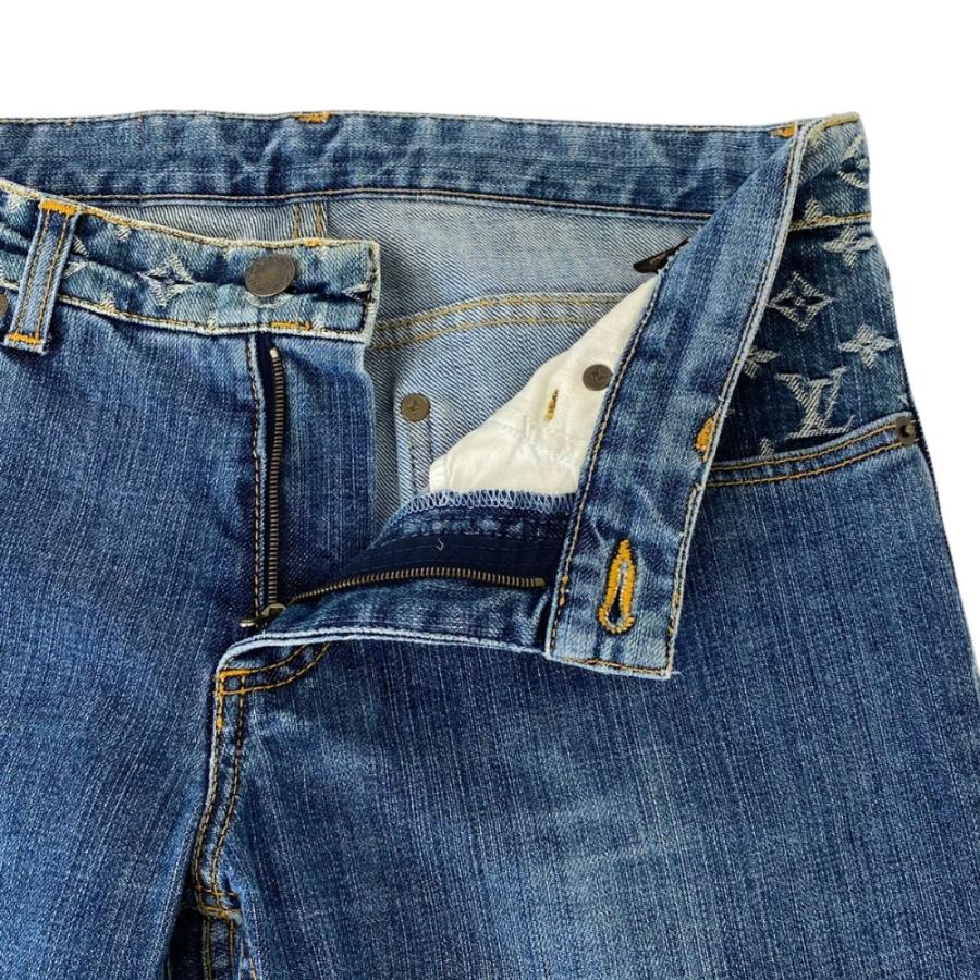 LOUIS VUITTON（ルイ・ヴィトン） 良品 モノグラム切替 ストレッチ