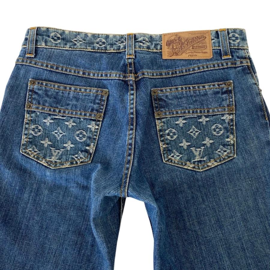 LOUIS VUITTON（ルイ・ヴィトン） 良品 モノグラム切替 ストレッチ