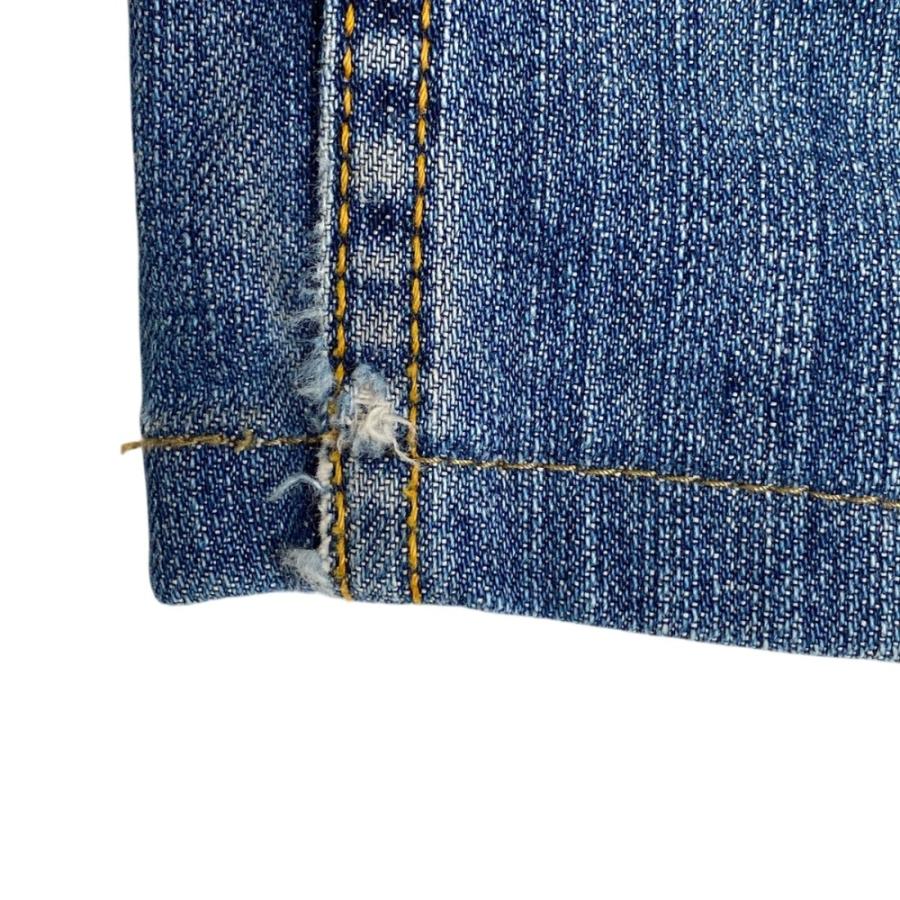 Louis Vuitton ストレートデニム インディゴ LOUIS VUITTON（ルイ・ヴィトン） 良品 モノグラム切替 ストレッチ