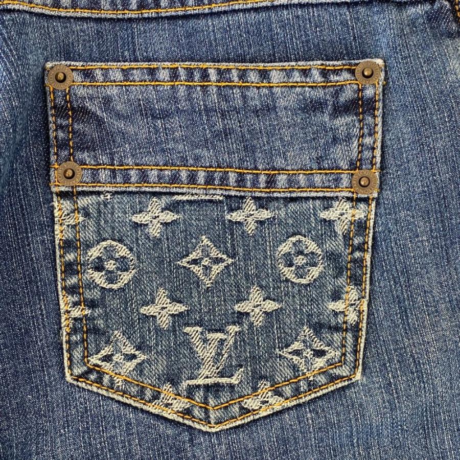LOUIS VUITTON（ルイ・ヴィトン） 良品 モノグラム切替 ストレッチ