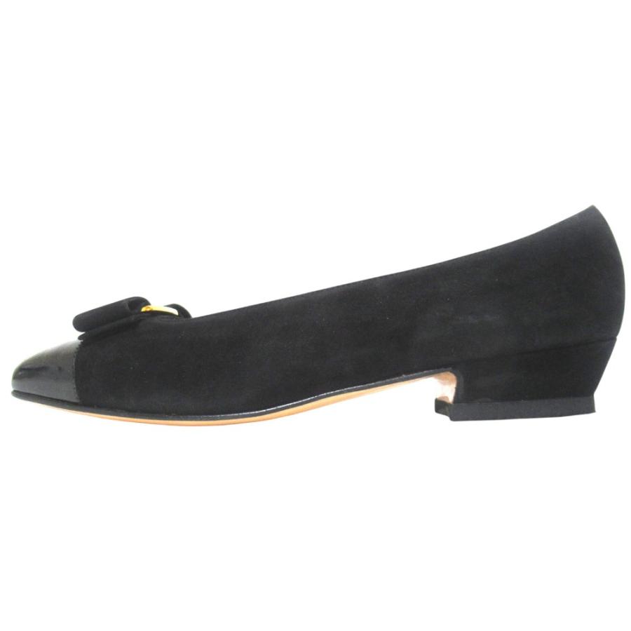 美品 Salvatore Ferragamo サルヴァトーレフェラガモ パテント切替 